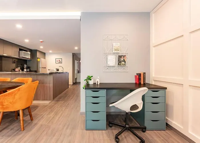 Modern W/balcony, Pingpong Table, Roof Top,gym * México DF