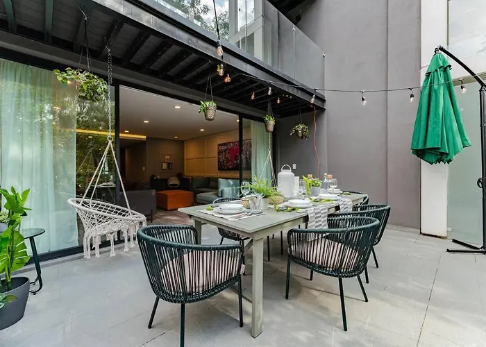 Apartamento Modern W/balcony, Pingpong Table, Roof Top,gym *