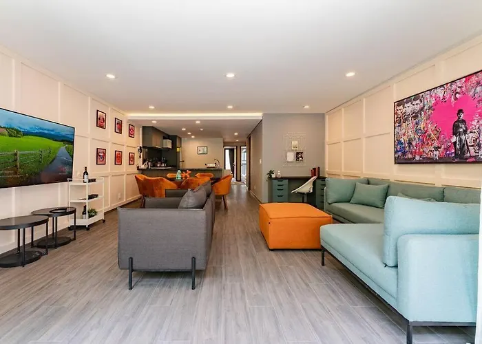 Modern W/balcony, Pingpong Table, Roof Top,gym Apartamento *
