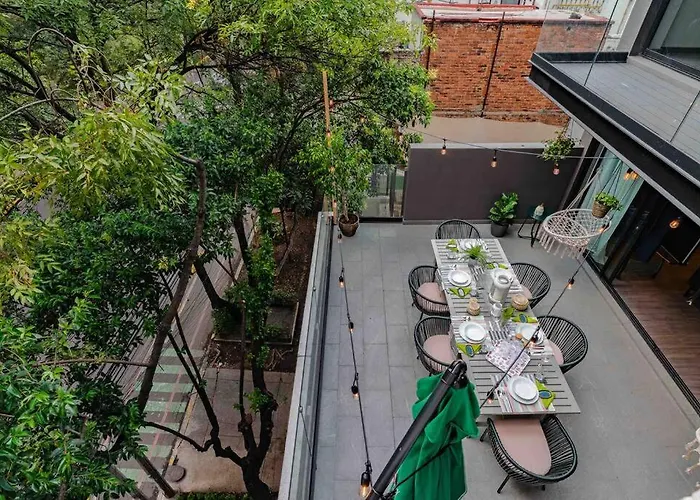 Apartamento Modern W/balcony, Pingpong Table, Roof Top,gym