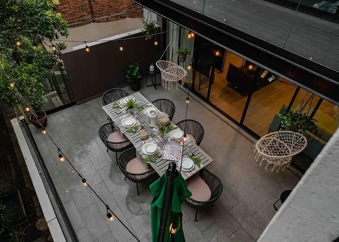 Apartamento Modern W/balcony, Pingpong Table, Roof Top,gym